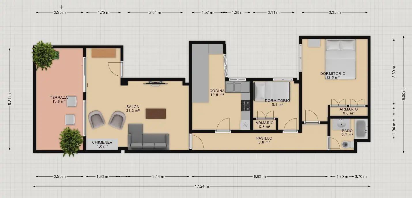 2 soverom Leilighet til salgs i Sevilla by - € 147 839 (Ref: 10136349)