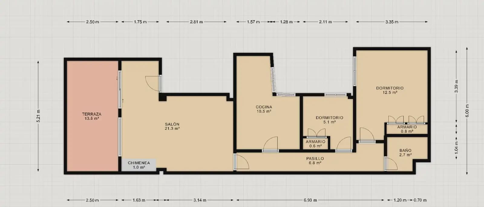 2 soverom Leilighet til salgs i Sevilla by - € 147 839 (Ref: 10136349)