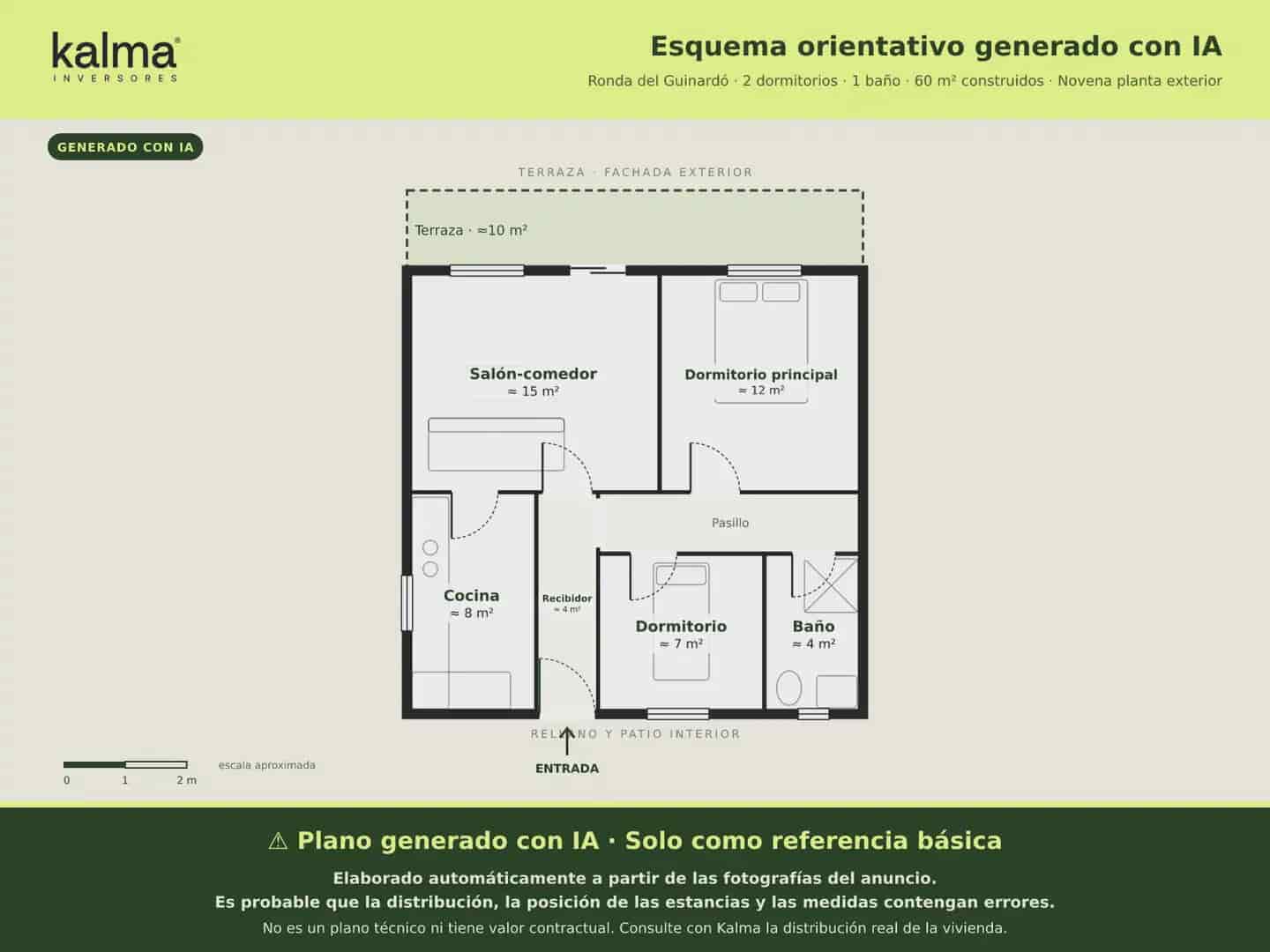 2 soveværelse Penthouse til salg i Barcelona by - € 50.771 (Ref: 10136749)