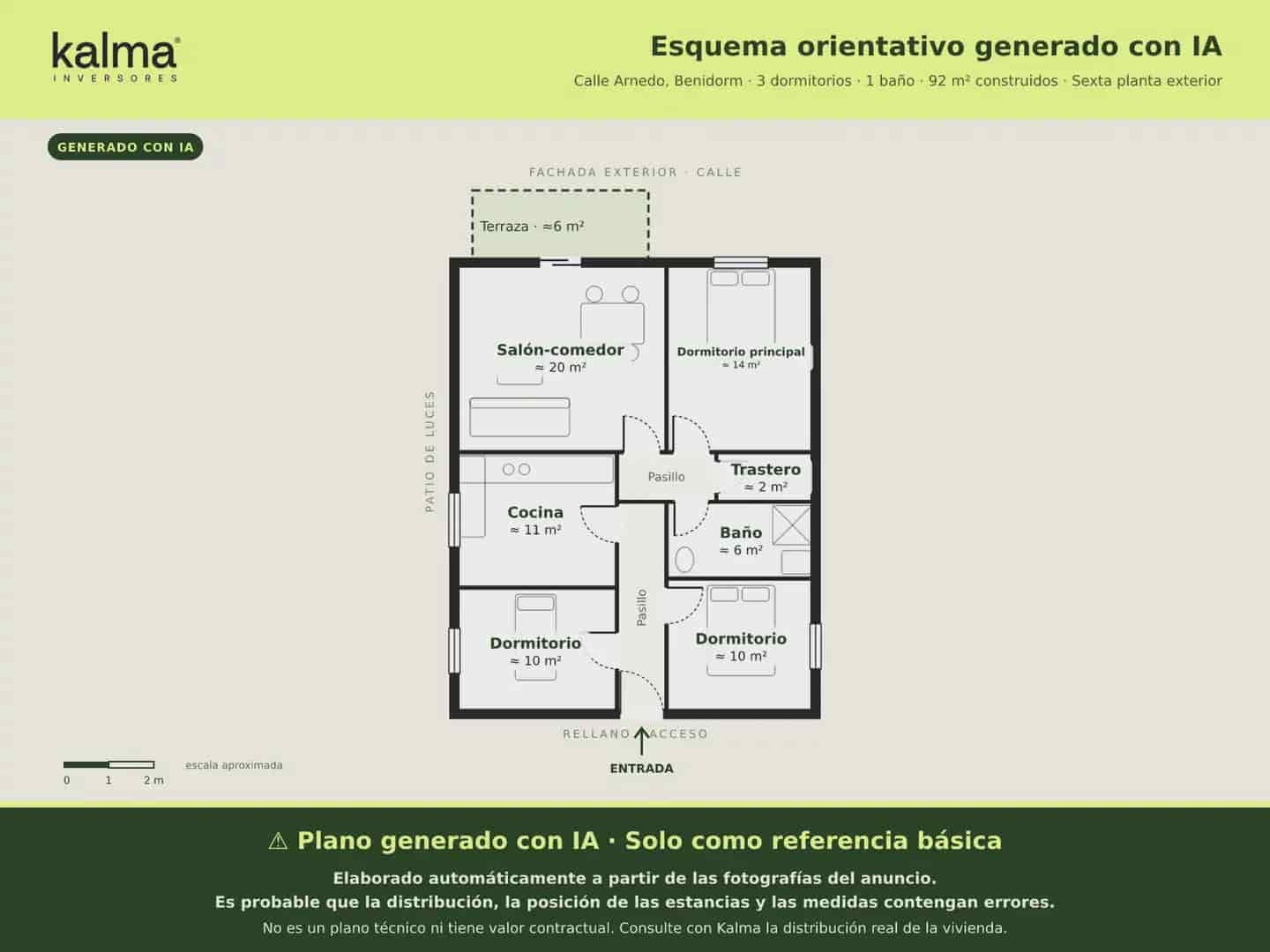 3 slaapkamer Flat te koop in Benidorm - € 156.159 (Ref: 10144859)