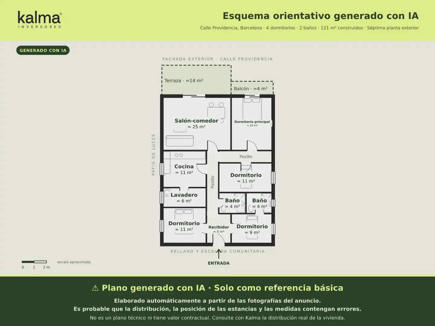 4 soveværelse Penthouse til salg i Barcelona by - € 525.000 (Ref: 10154009)