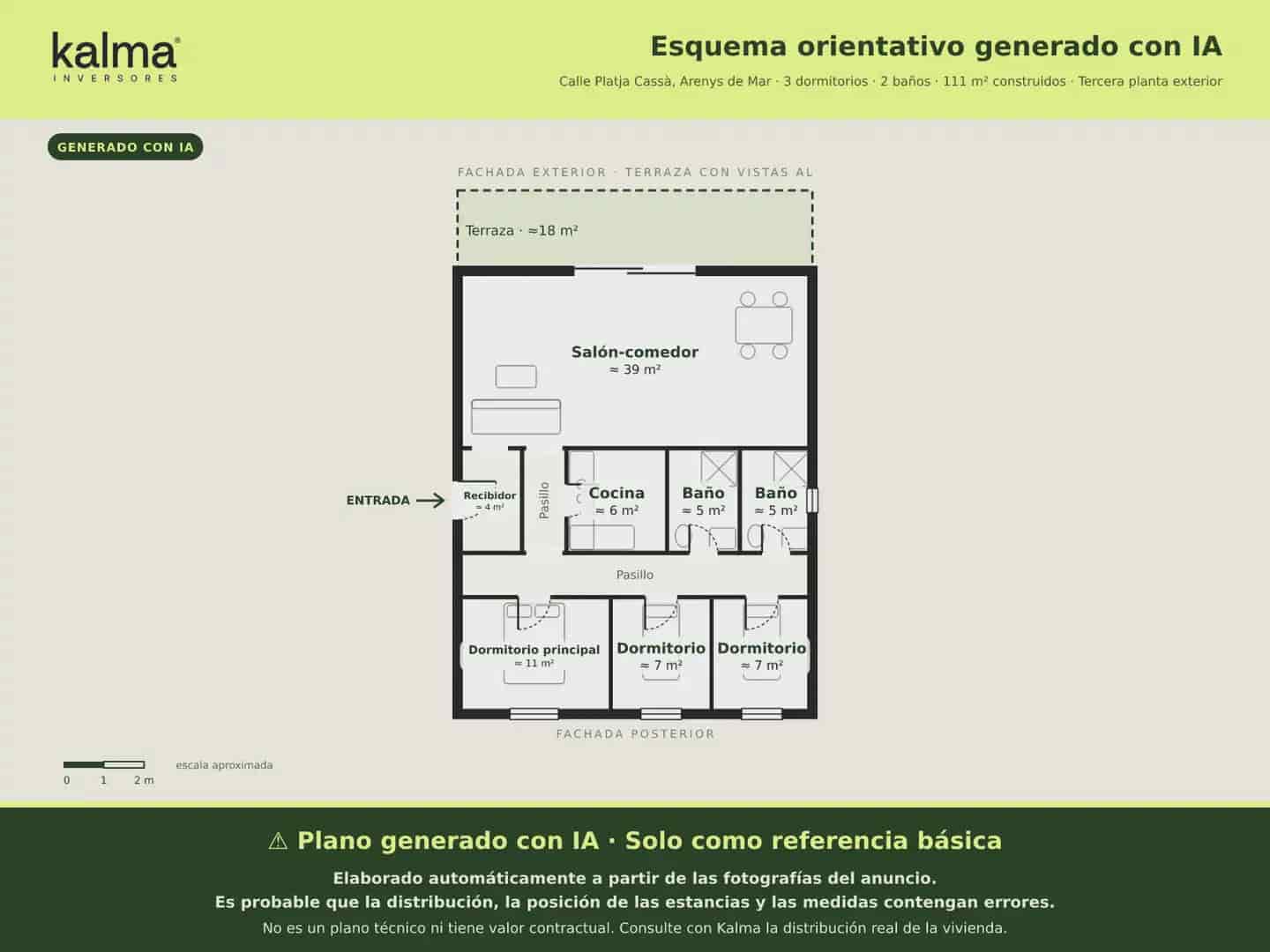 3 soveværelse Lejlighed til salg i Arenys de Mar - € 219.751 (Ref: 10160336)
