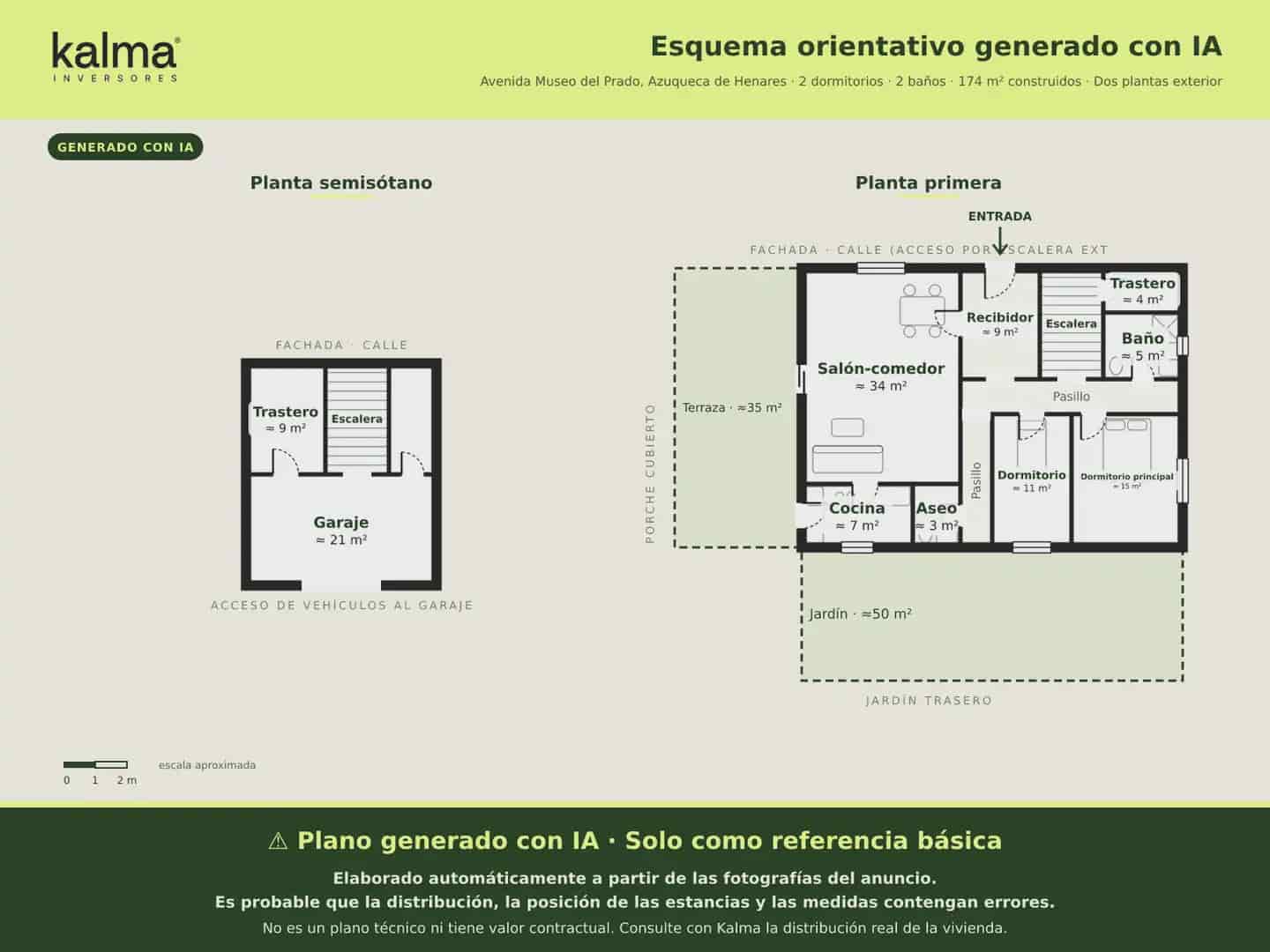 2 bedroom Villa for sale in Azuqueca de Henares with garage - € 280,000 (Ref: 10165500)
