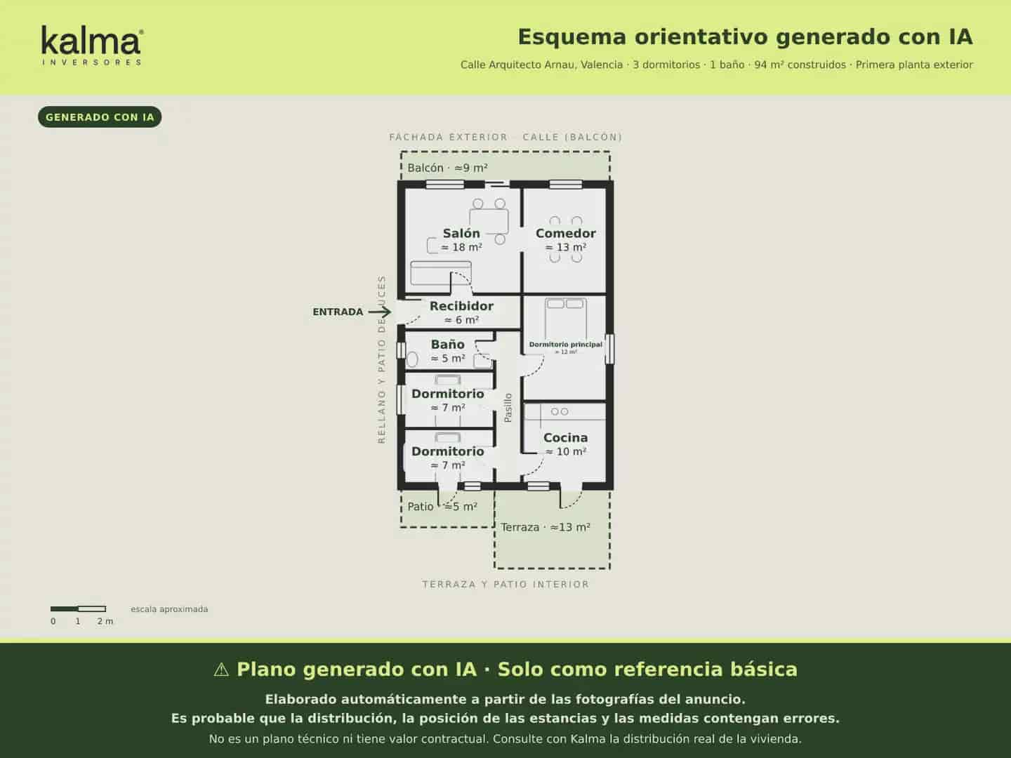 Piso de 3 habitaciones en València ciudad en venta - 215.398 € (Ref: 10169067)