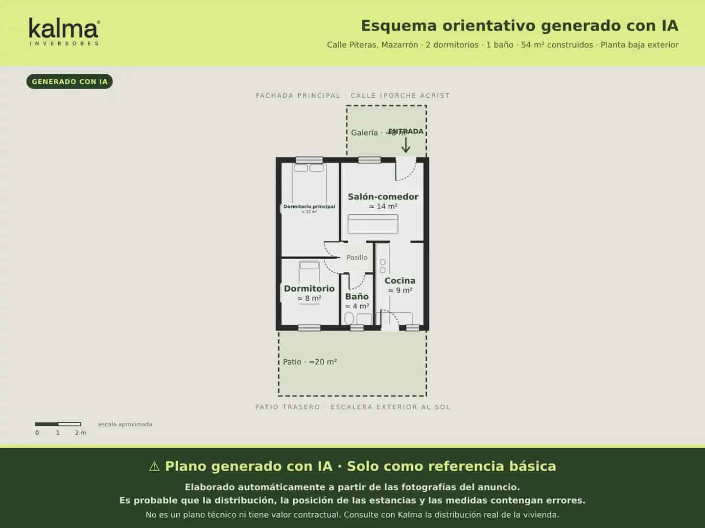 2 camera da letto Villetta a Schiera in vendita in Mazarron - 63.079 € (Rif: 10182038)