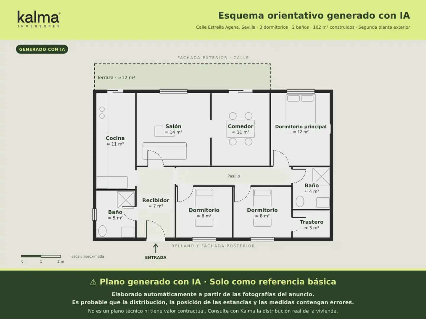 3 sovrum Lägenhet till salu i Sevilla stad - 109 752 € (Ref: 10186239)