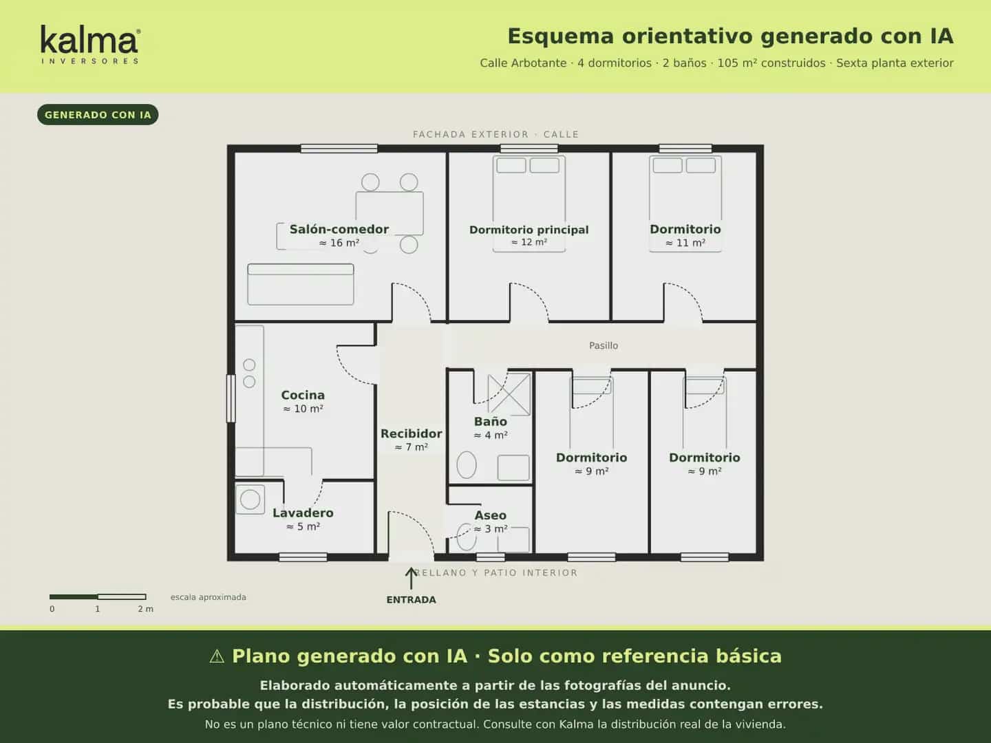 4 sovrum Lägenhet till salu i Sevilla stad - 124 000 € (Ref: 9981089)
