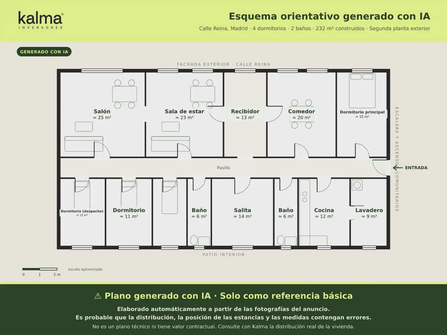 4 bedroom Flat for sale in Madrid city - € 407,306 (Ref: 9981113)