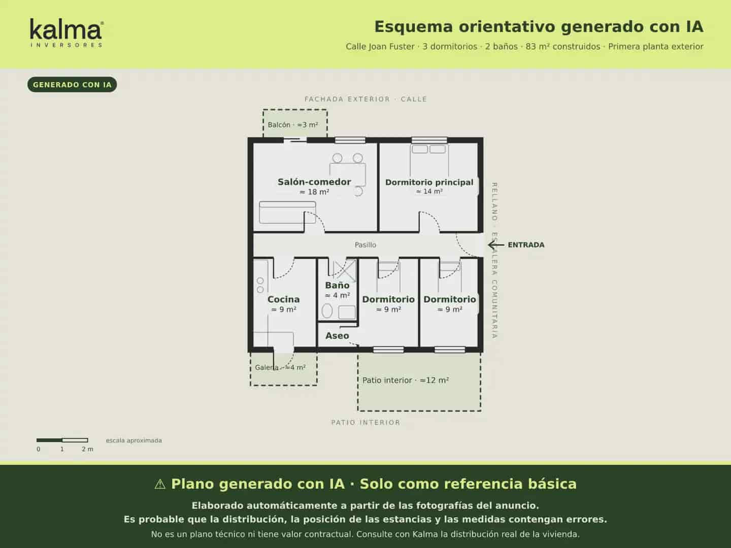 3 Zimmer Wohnung zu verkaufen in Ibi mit Garage - 77.213 € (Ref: 9981136)