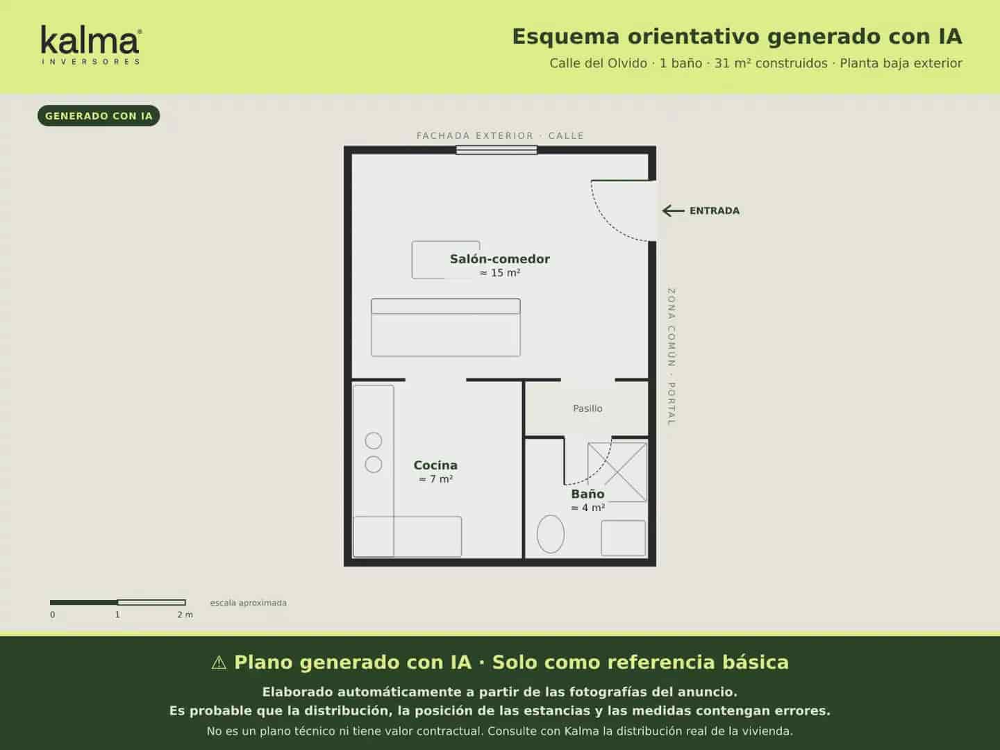 Studio te koop in Madrid stad - € 80.000 (Ref: 9981137)