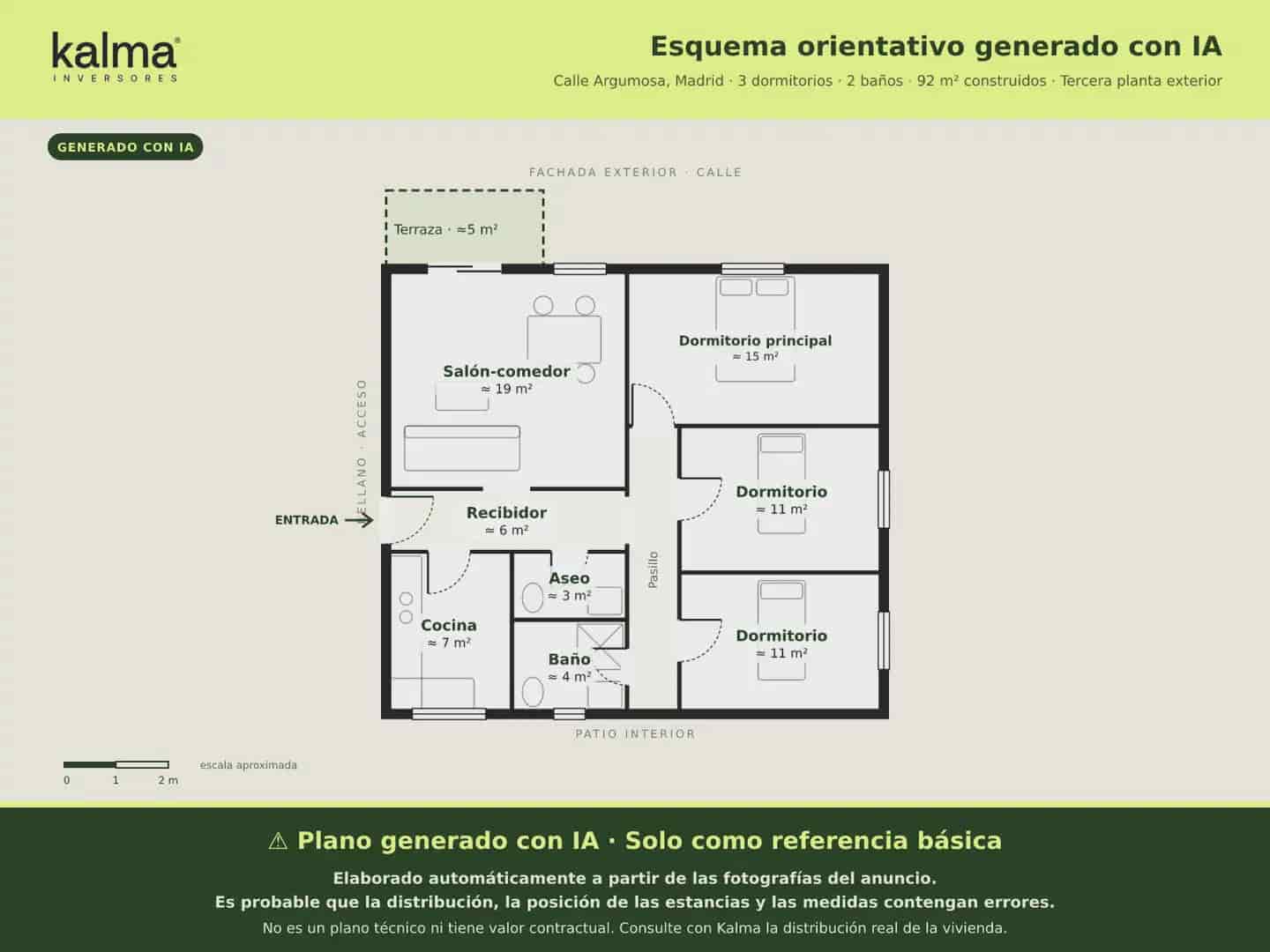 3 soverom Leilighet til salgs i Madrid by - € 391 171 (Ref: 9981140)