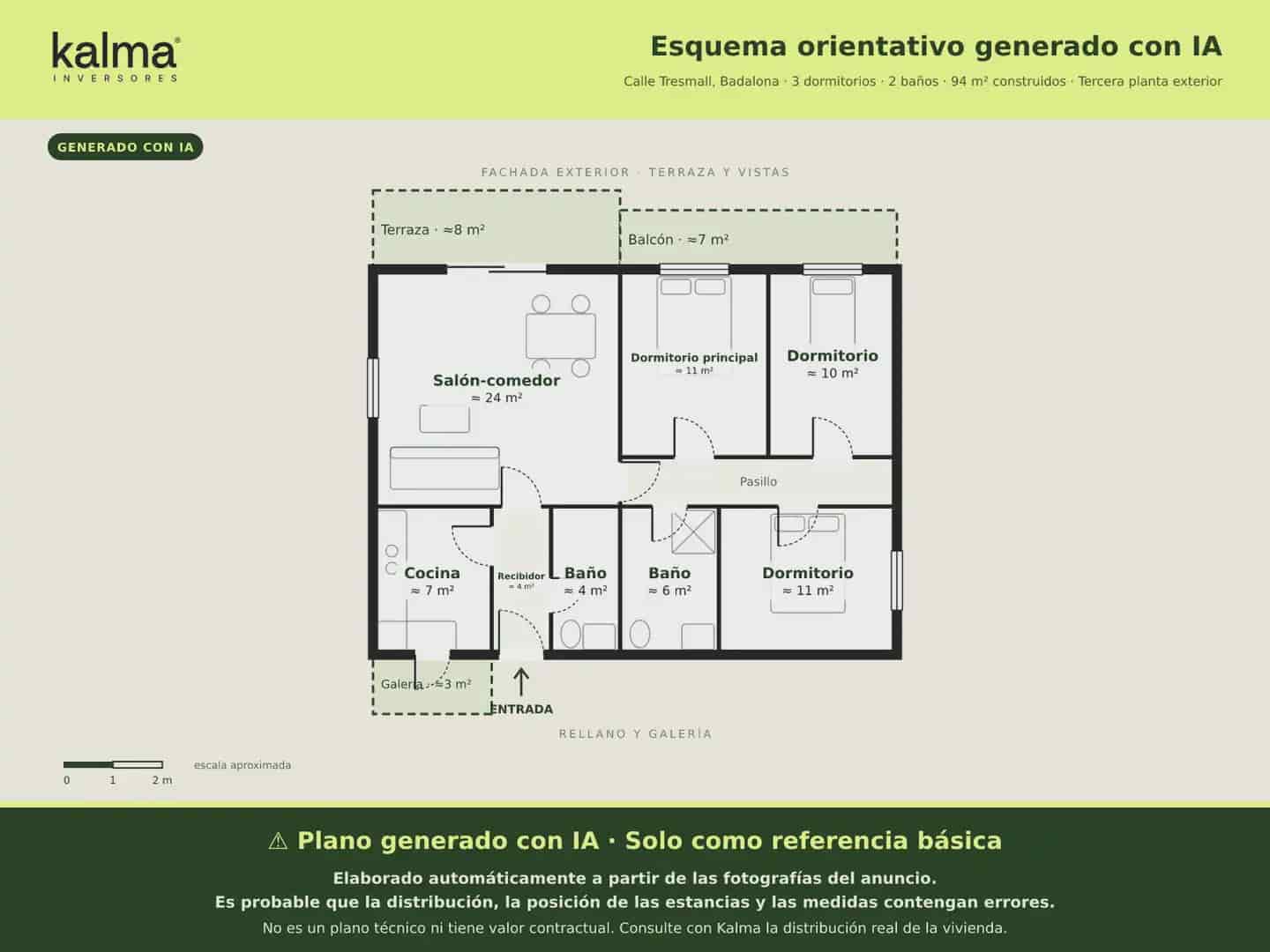 3 bedroom Flat for sale in Badalona with pool - € 320,285 (Ref: 9981146)