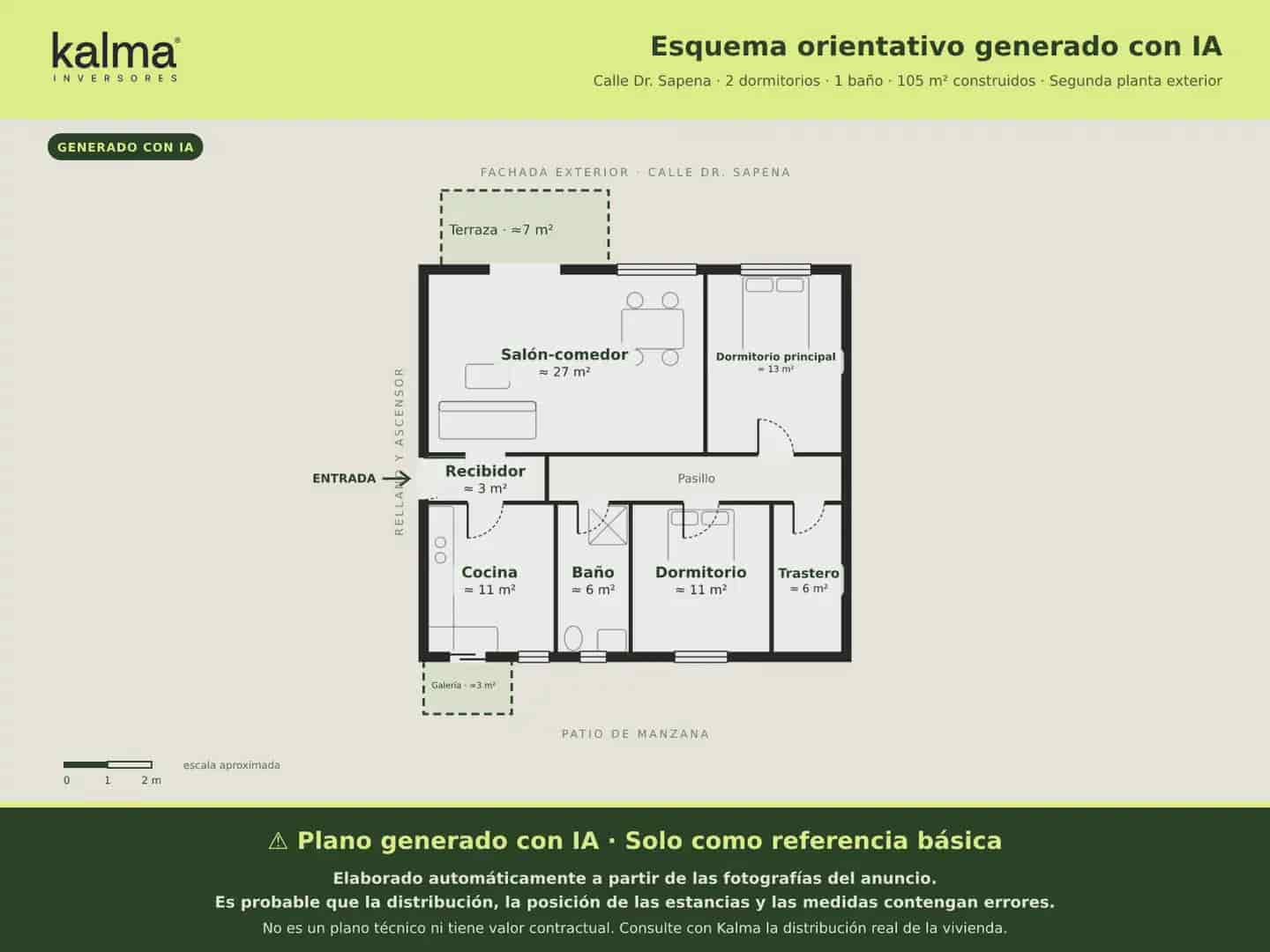 2 soveværelse Lejlighed til salg i Alicante by - € 94.865 (Ref: 9981155)