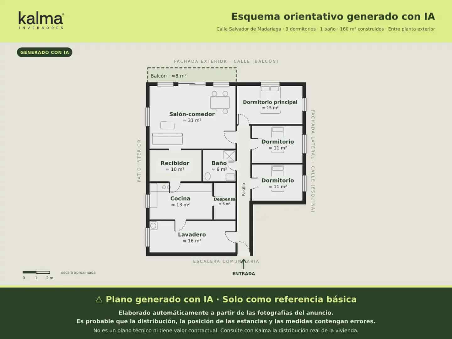 3 slaapkamer Flat te koop in Alcantarilla - € 90.000 (Ref: 9981167)