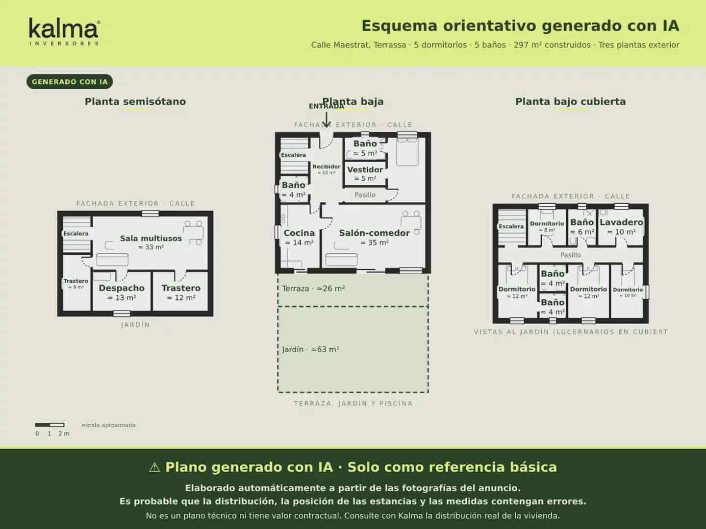 5 sypialnia Dom na sprzedaż w Terrassa z basenem garażem - 521 437 € (Ref: 9981177)