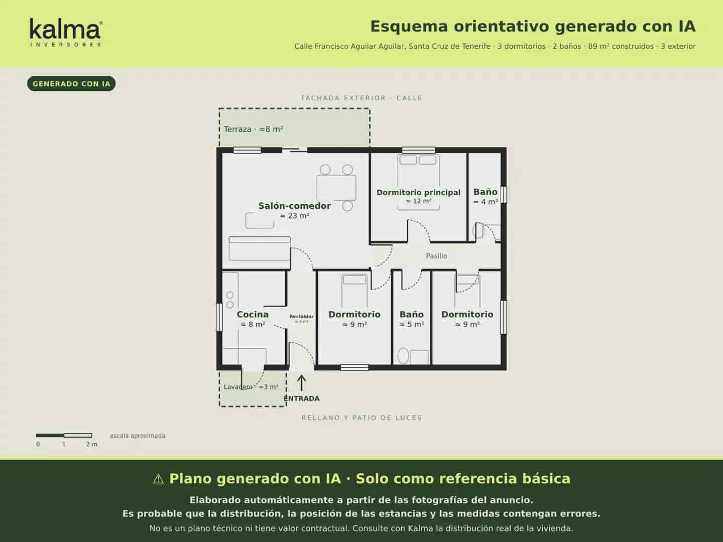 3 Zimmer Wohnung zu verkaufen in Santa Cruz de Tenerife - 103.520 € (Ref: 9981189)