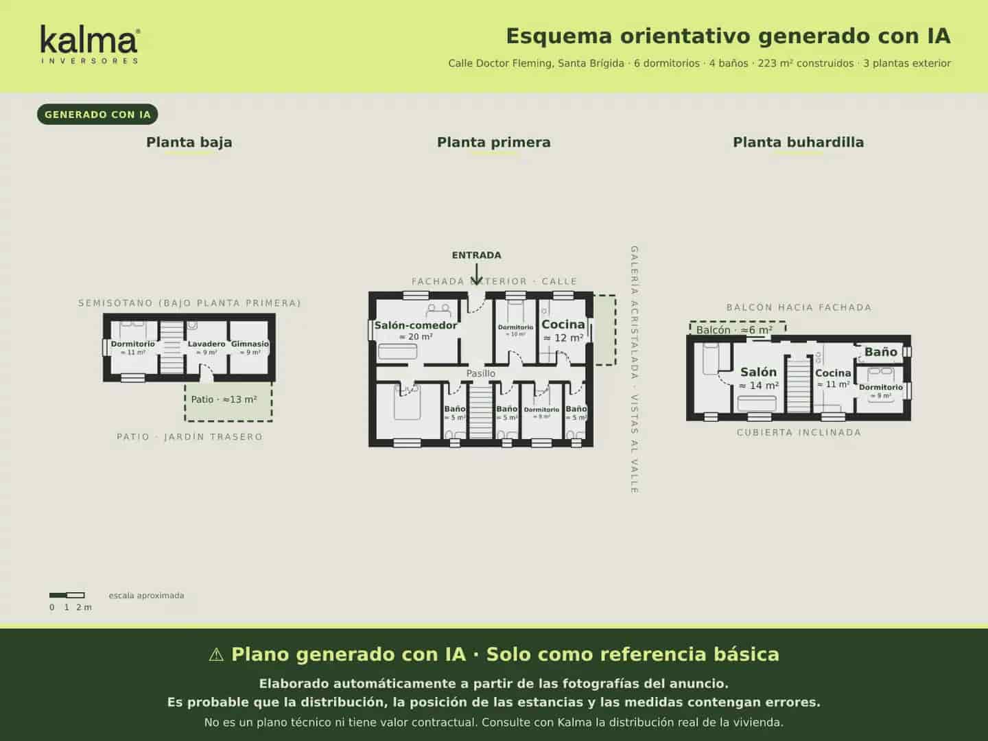 6 slaapkamer Villa te koop in Santa Brigida met garage - € 406.370 (Ref: 9981190)