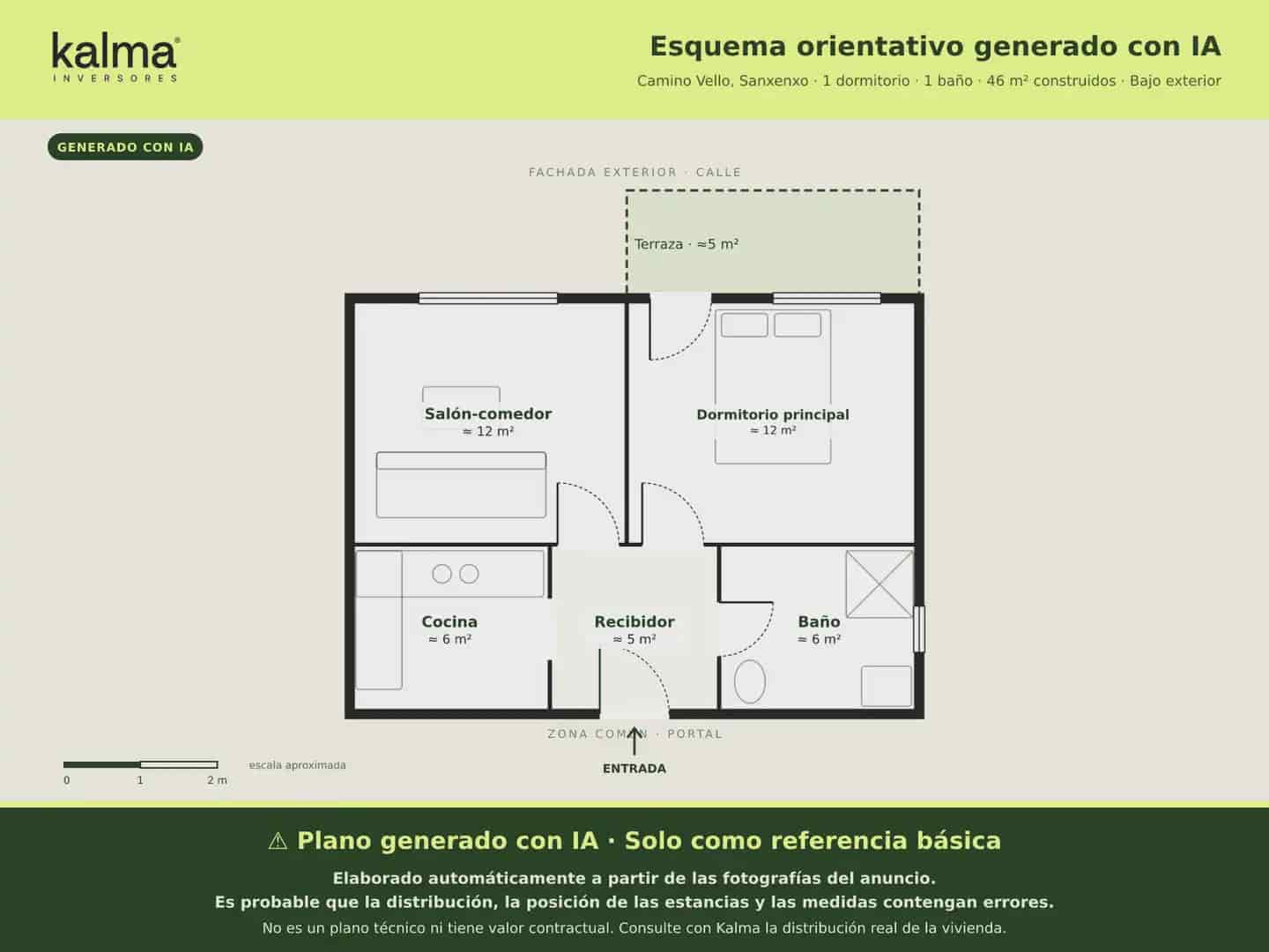 1 Zimmer Wohnung zu verkaufen in Sanxenxo - 140.000 € (Ref: 9981196)