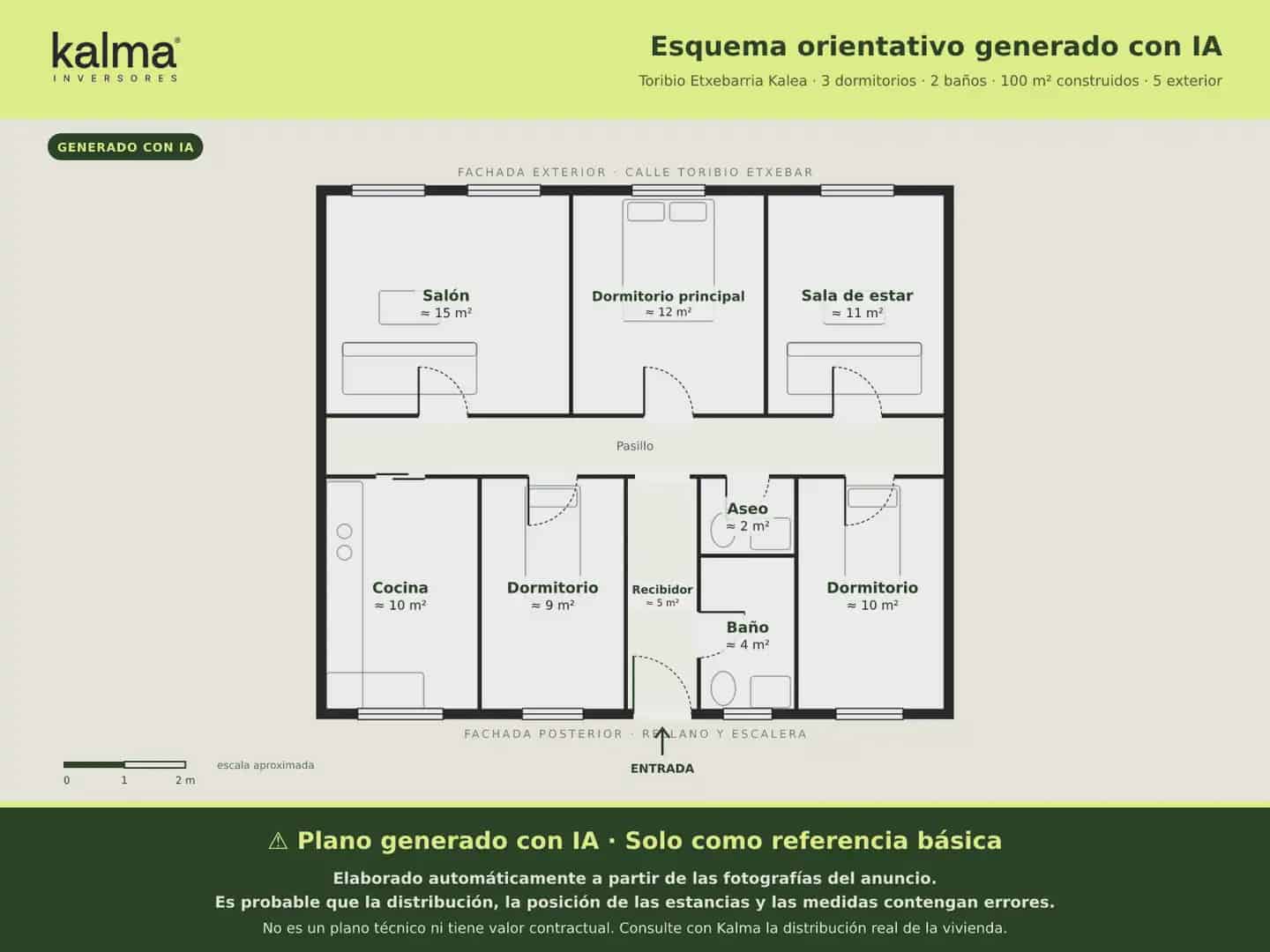 Piso de 3 habitaciones en Eibar en venta - 86.000 € (Ref: 9981202)