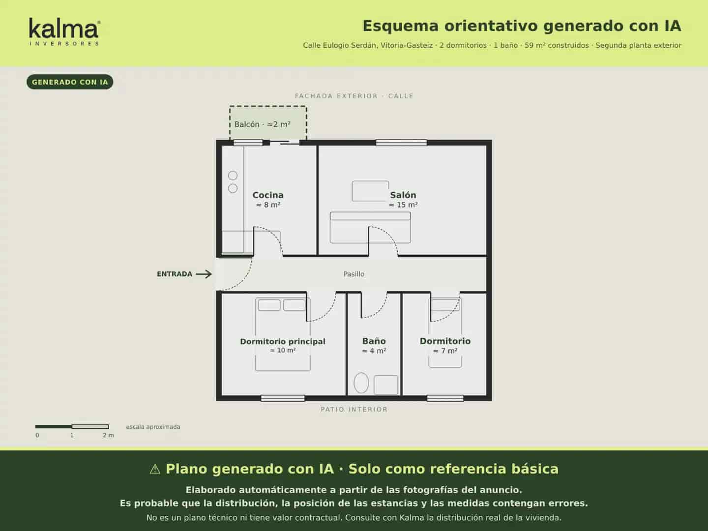 2 soveværelse Lejlighed til salg i Vitoria-Gasteiz - € 100.087 (Ref: 9981211)