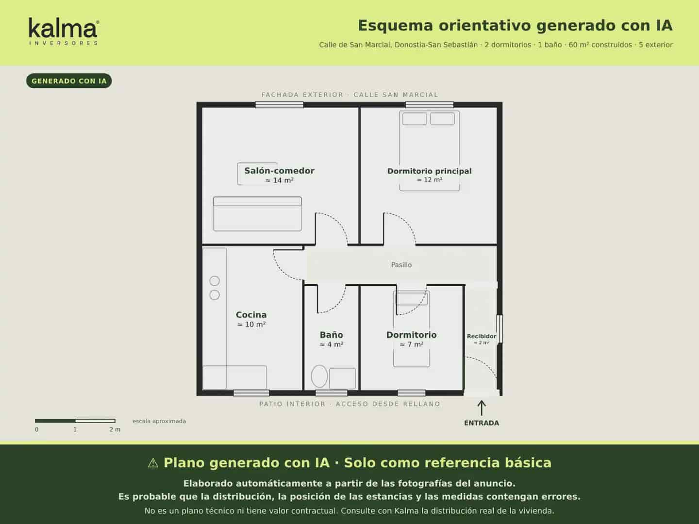 2 bedroom Flat for sale in Donostia-San Sebastian - € 512,002 (Ref: 9989757)