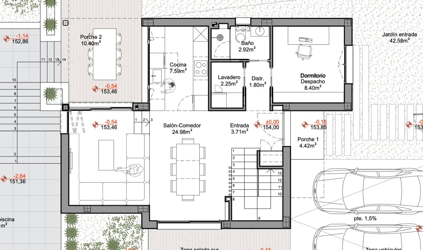 4 sypialnia Willa na sprzedaż w Miasto Malaga z basenem garażem - 825 000 € (Ref: 9877595)