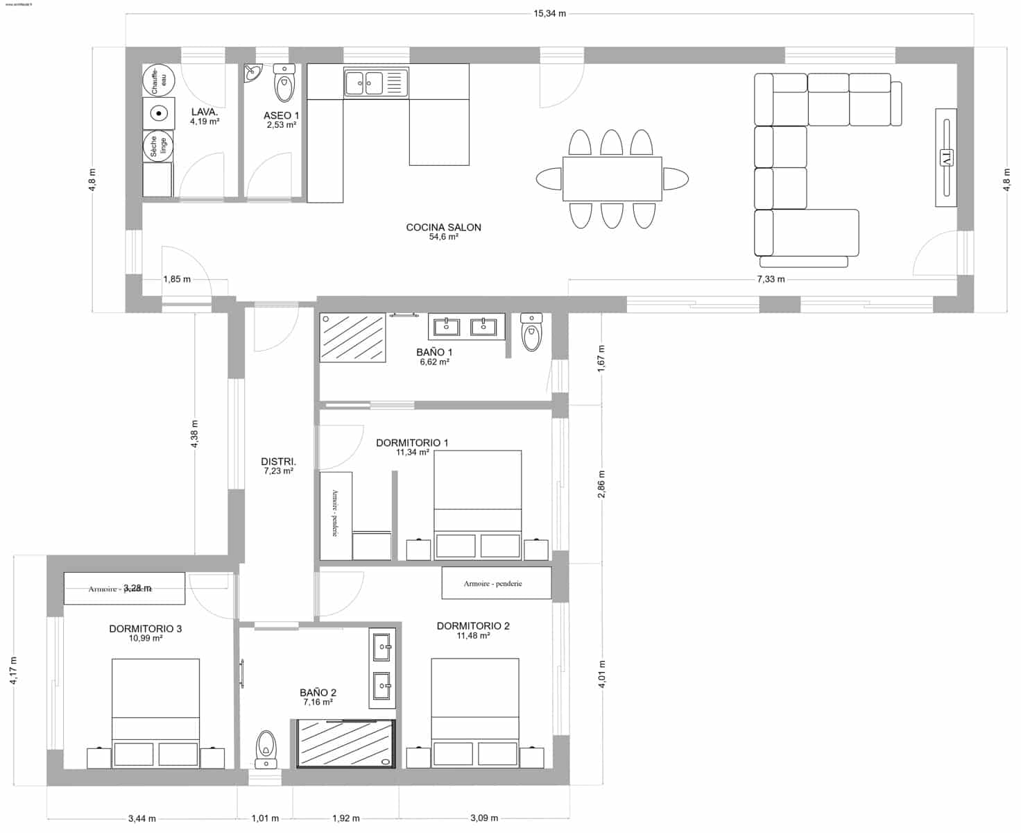 3 sypialnia Dom na sprzedaż w La Romana z basenem garażem - 384 950 € (Ref: 9964396)