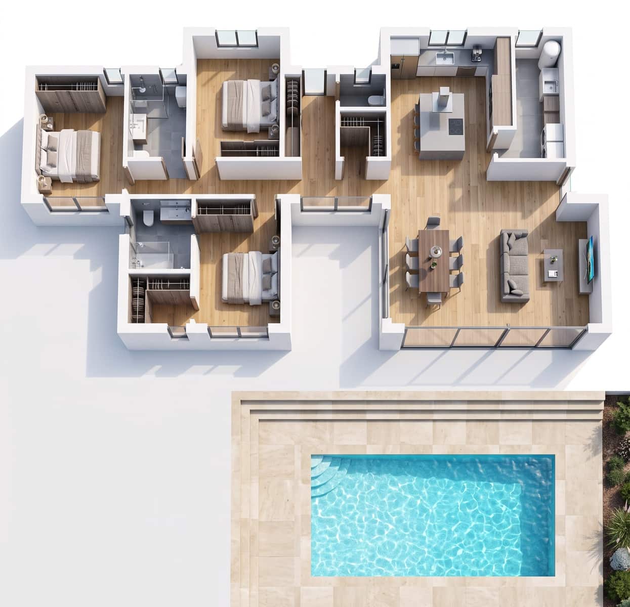 Chalet de 3 habitaciones en Pinoso en venta con piscina - 321.860 € (Ref: 9996396)