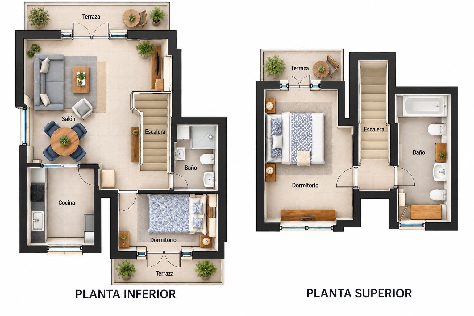 2 Zimmer Penthouse zu verkaufen in Denia mit Pool Garage - 380.000 € (Ref: 10118811)