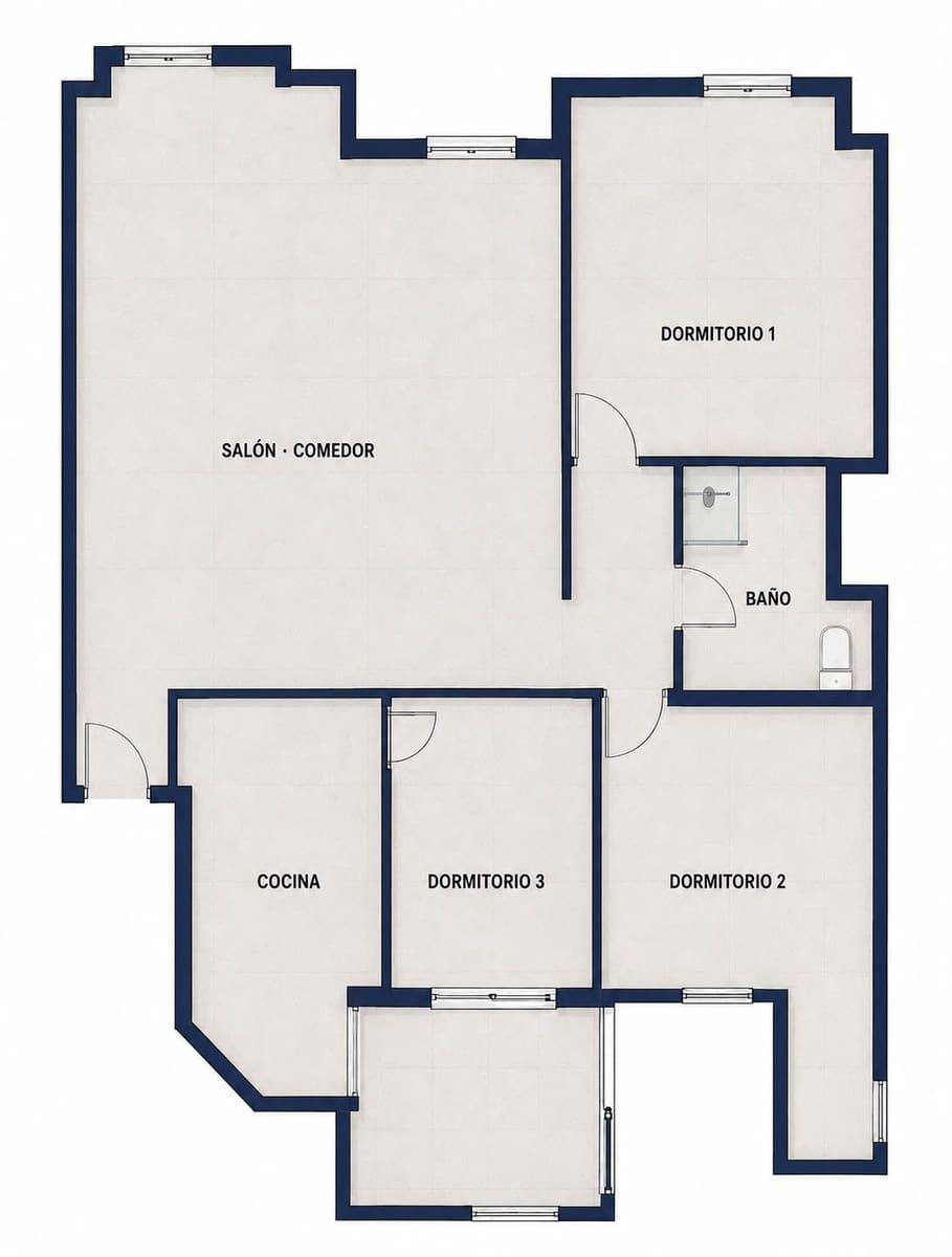 3 bedroom Flat for sale in Denia - € 289,000 (Ref: 9996681)