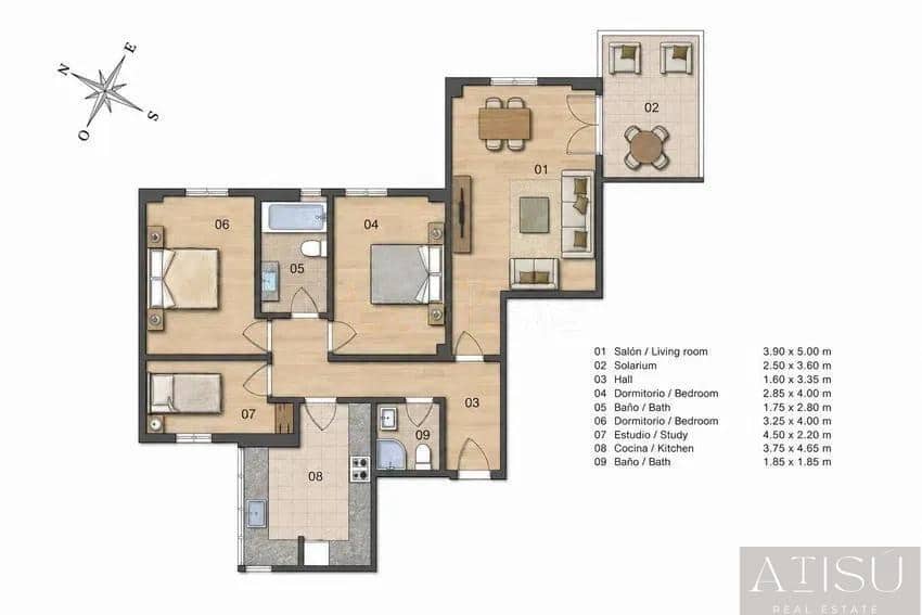 3 soverom Leilighet til salgs i El Campello med svømmebasseng - € 399 000 (Ref: 10023359)
