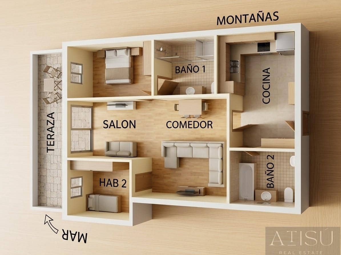 2 slaapkamer Flat te koop in El Campello met zwembad garage - € 477.000 (Ref: 10171962)