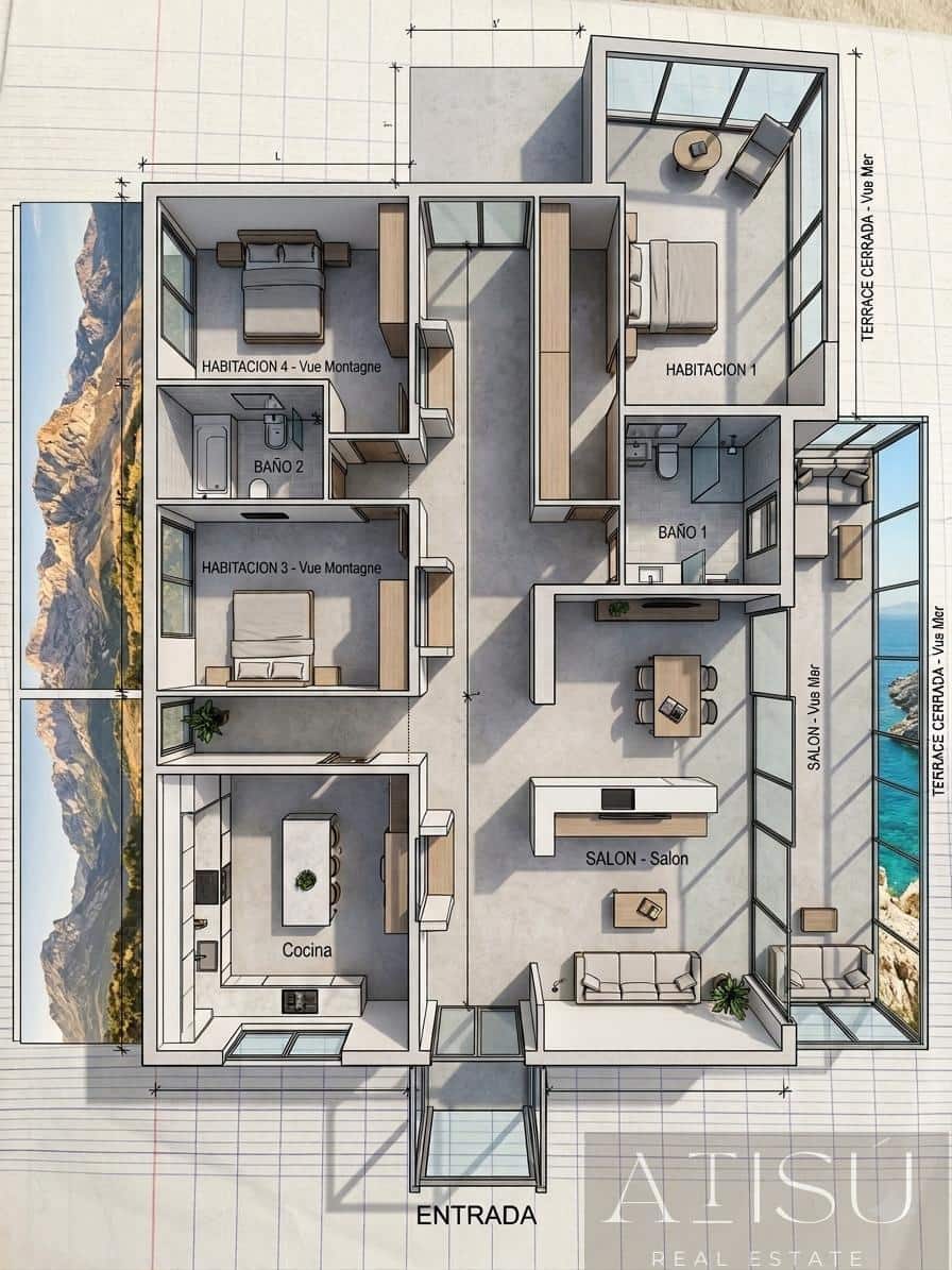4 camera da letto Appartamento in vendita in Benidorm con garage - 408.000 € (Rif: 9894825)