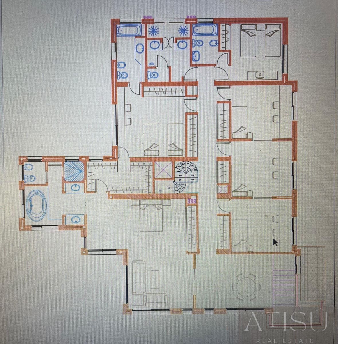 6 soverom Villa til leie i Benidorm med svømmebasseng - € 5 500 (Ref: 9894828)