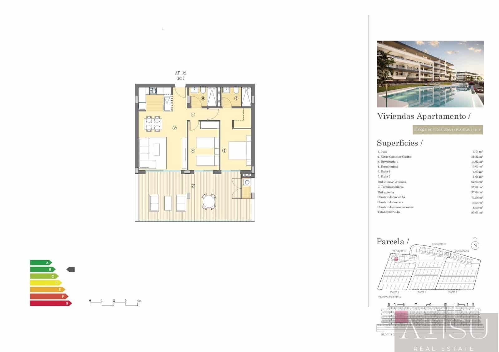 2 slaapkamer Appartement te koop in Muchamiel / Mutxamel met zwembad - € 293.000 (Ref: 9898463)