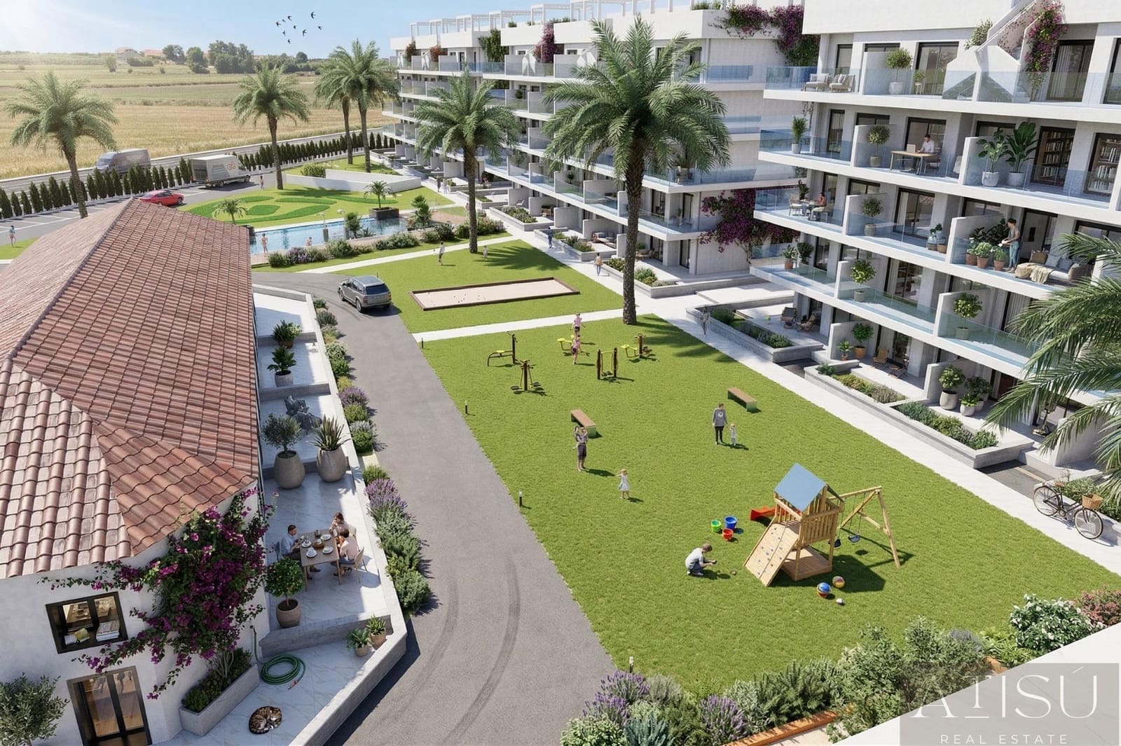 Ático de 2 habitaciones en El Raso en venta con piscina - 345.000 € (Ref: 9965967)