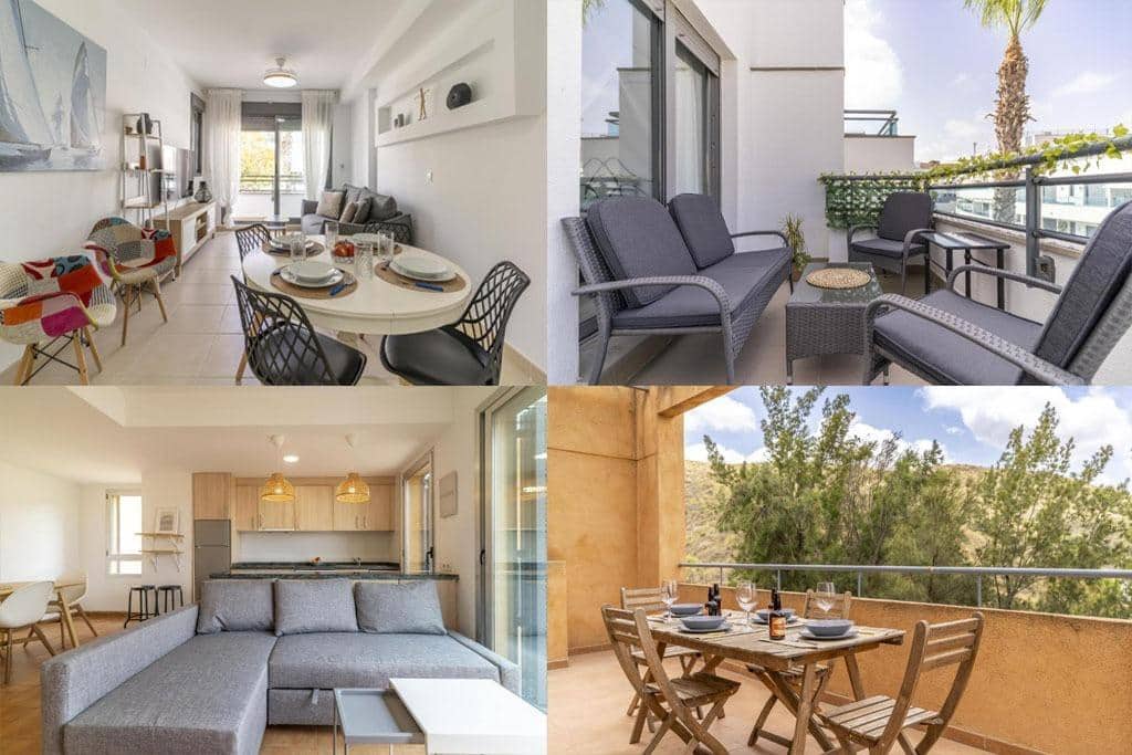 4 soveværelse Lejlighed til leje i Aguilas med swimmingpool garage - € 2.500 (Ref: 9924621)
