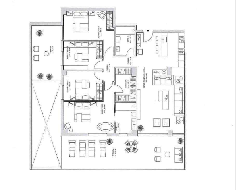 4 soveværelse Lejlighed til salg i Elche / Elx - € 650.000 (Ref: 10055624)