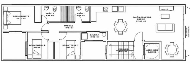 3 camera da letto Appartamento in vendita in Elche / Elx - 210.000 € (Rif: 10055637)