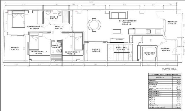3 Zimmer Wohnung zu verkaufen in Elche / Elx - 190.000 € (Ref: 10055638)