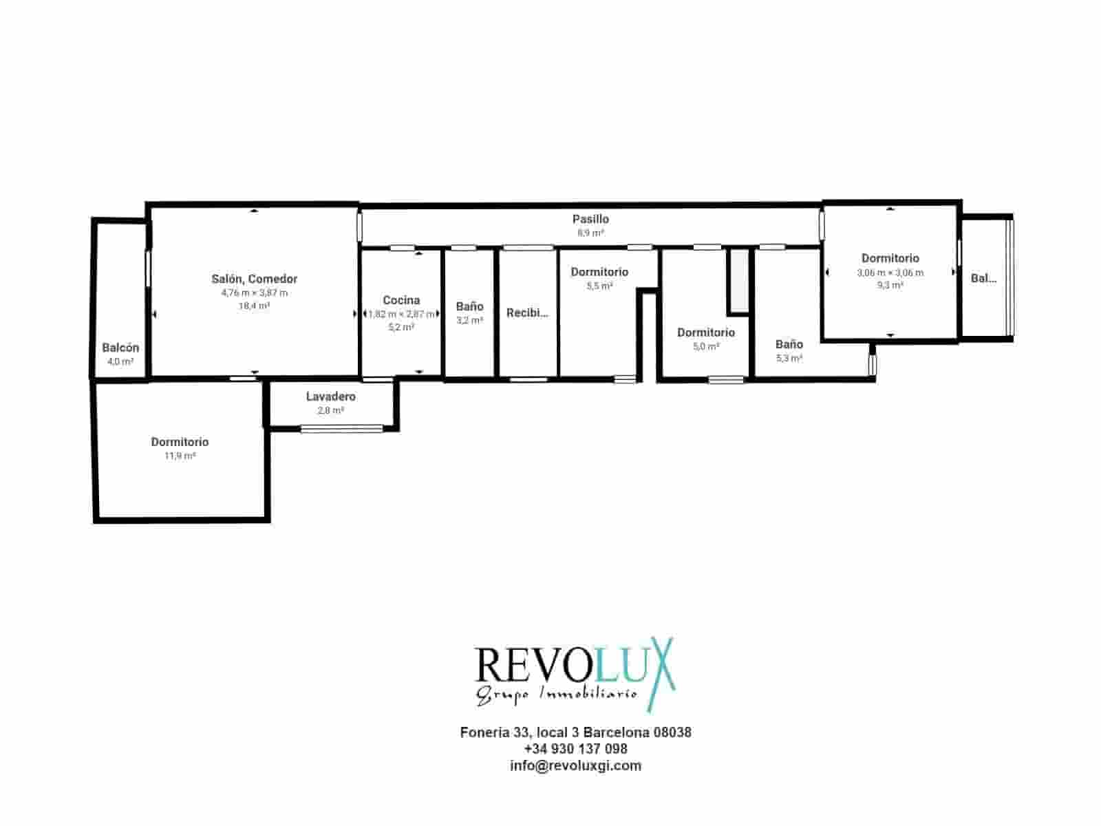4 sovrum Lägenhet till salu i Terrassa - 239 900 € (Ref: 9911185)
