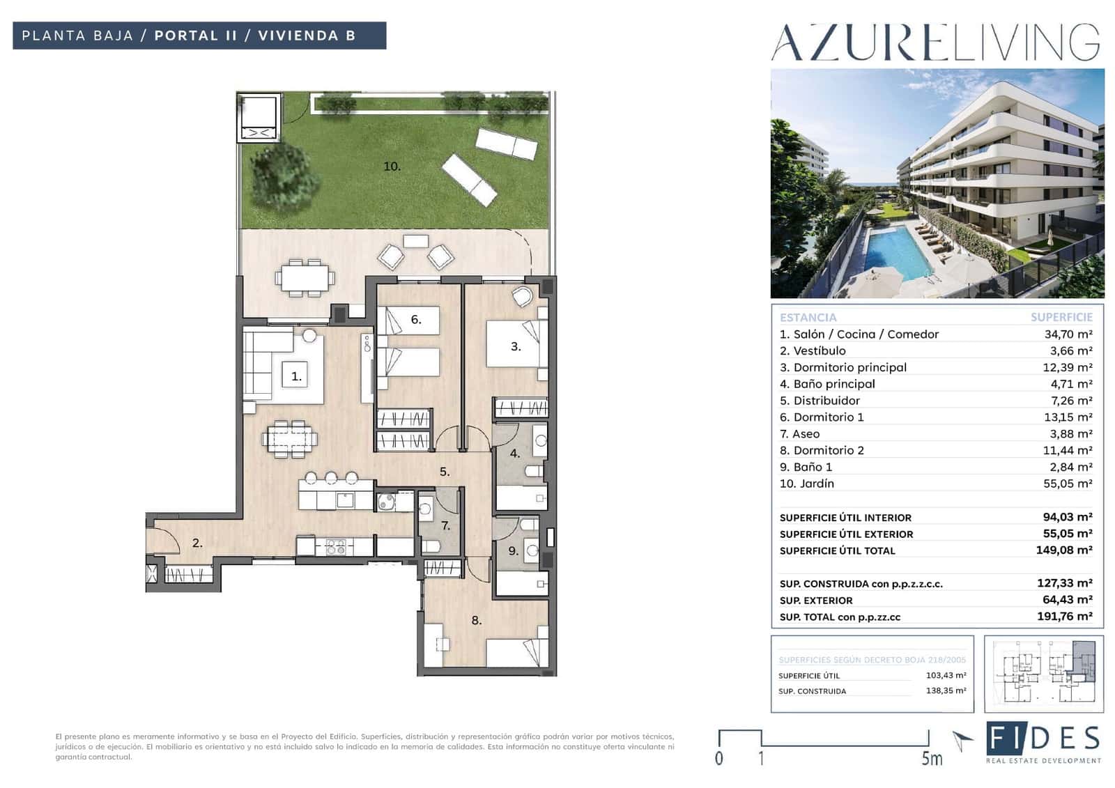 3 soverom Leilighet til salgs i Torre del Mar med svømmebasseng garasje - € 532 000 (Ref: 9946561)