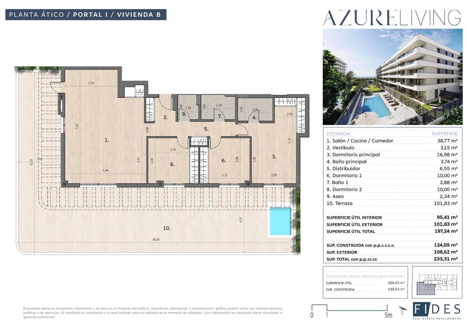 3 bedroom Flat for sale in Torre del Mar with pool garage - € 759,500 (Ref: 9956423)