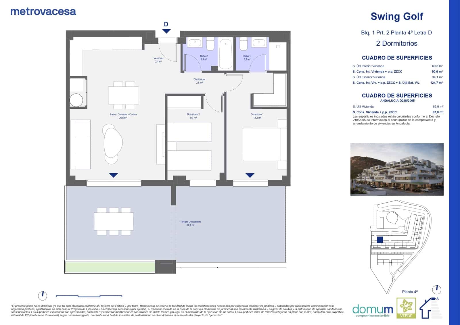 2 bedroom Penthouse for sale in Pulpi with pool garage - € 283,000 (Ref: 9956432)