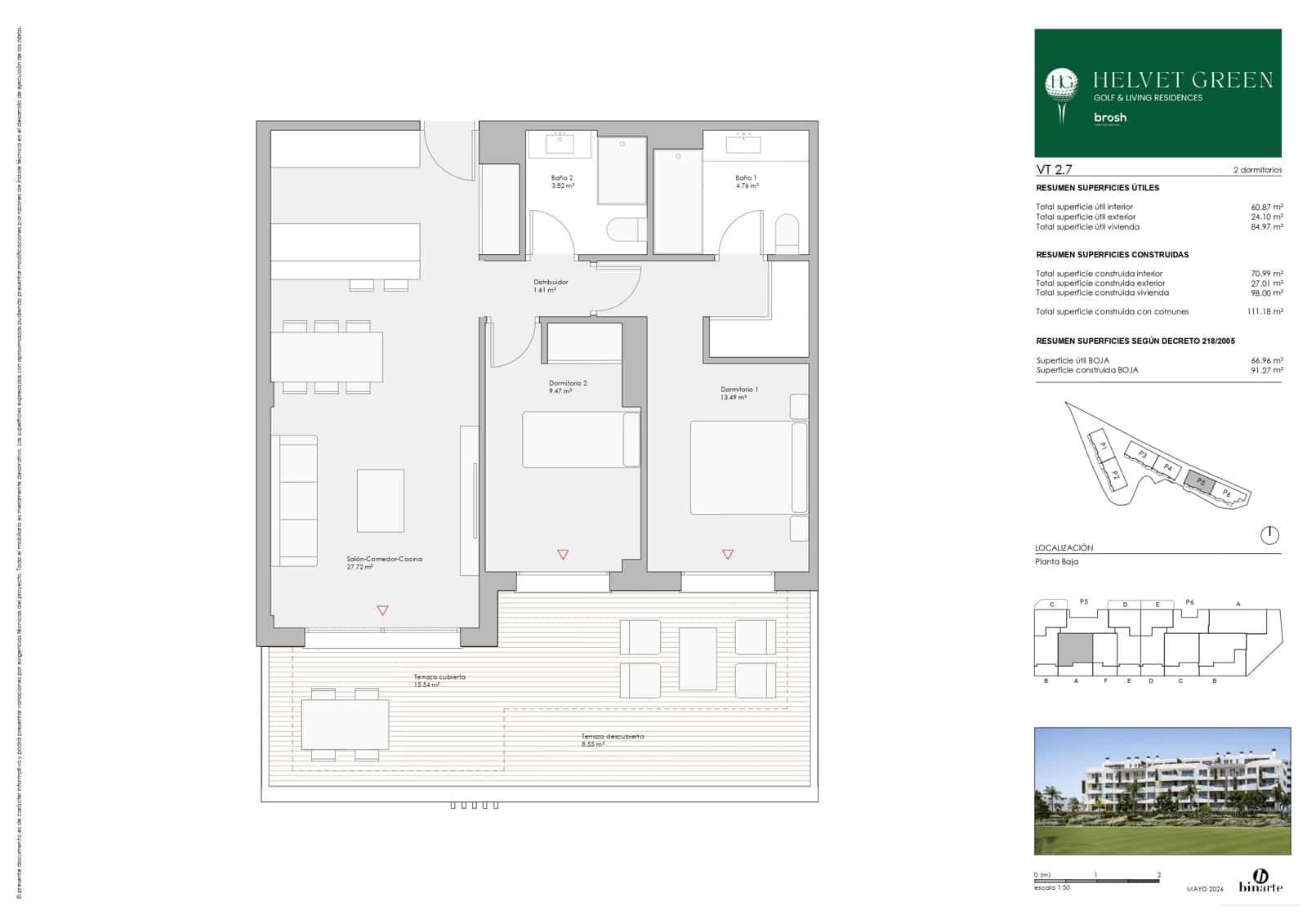 2 bedroom Apartment for sale in Las Lagunas de Mijas with pool garage - € 355,000 (Ref: 9956441)