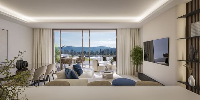 3 sypialnia Apartament na sprzedaż w Las Lagunas de Mijas, Mijas z basenem garażem - 419 000 € (Ref: 9956444)