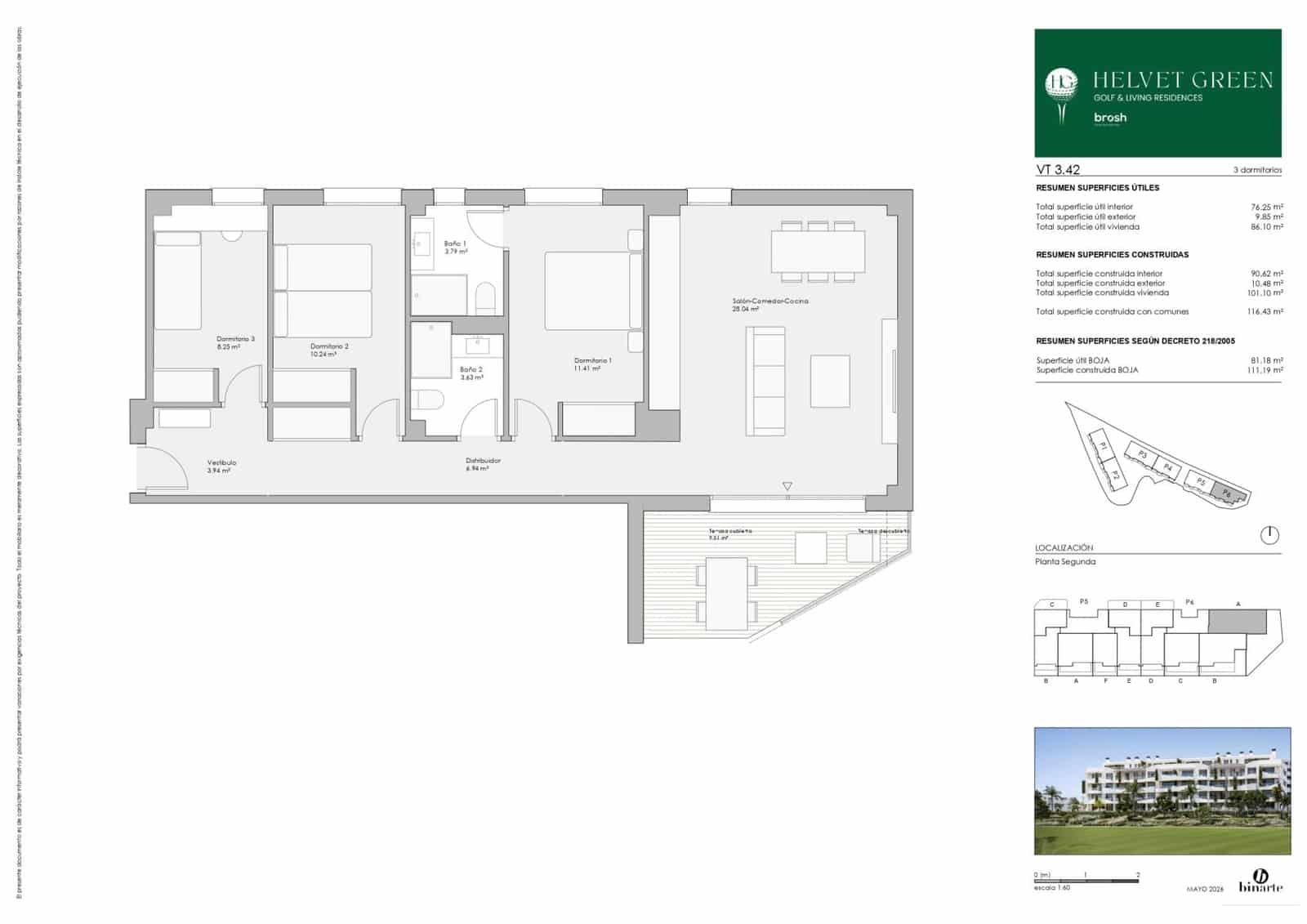 3 soverom Leilighet til salgs i Mijas Golf med svømmebasseng garasje - € 429 000 (Ref: 9956444)