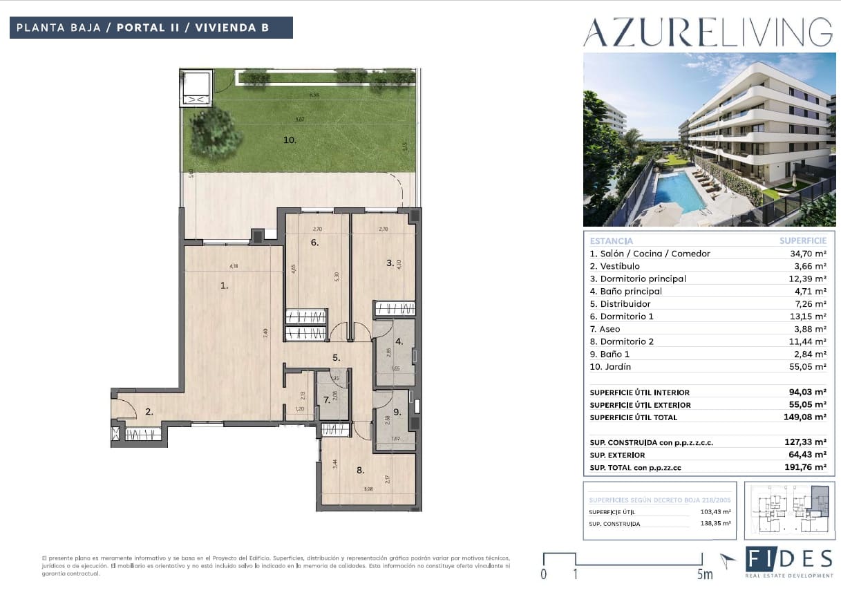 3 sovrum Lägenhet till salu i Torre del Mar med pool garage - 532 000 € (Ref: 9956446)
