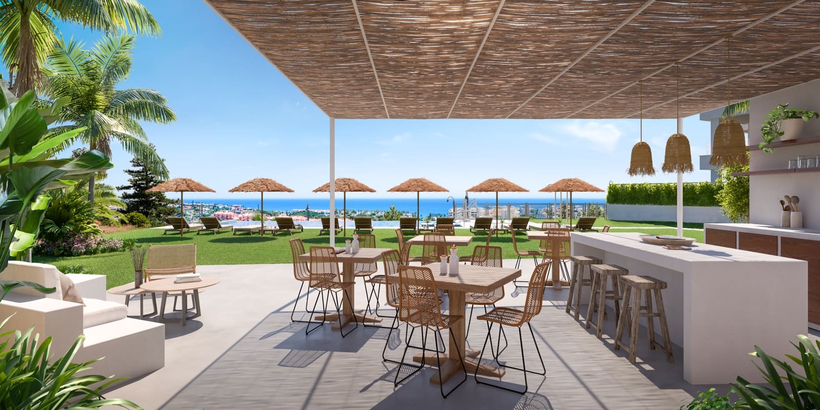 3 Zimmer Apartment zu verkaufen in Mijas Costa mit Pool Garage - 463.200 € (Ref: 9956452)