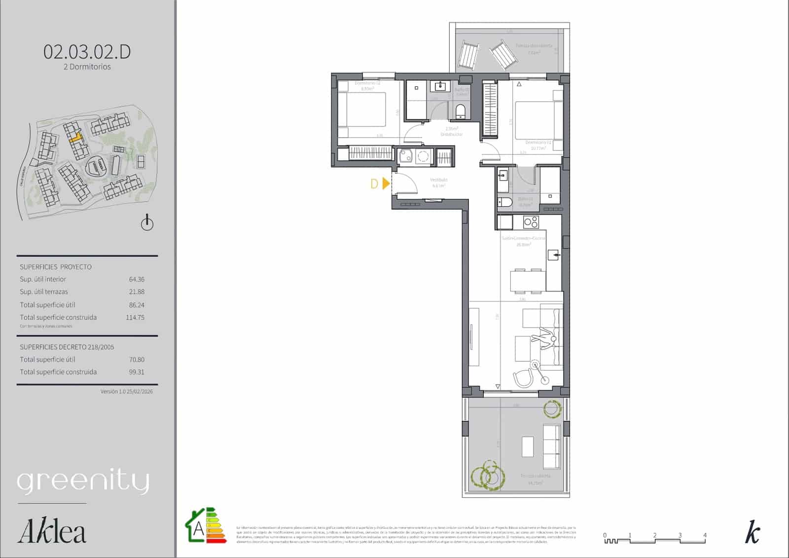 2 sovrum Lägenhet till salu i Mijas med pool garage - 369 000 € (Ref: 9956459)